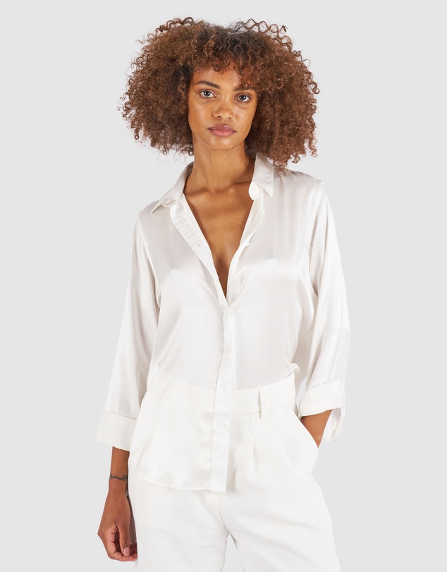 CAMIXA - Satin Silk Shirt
