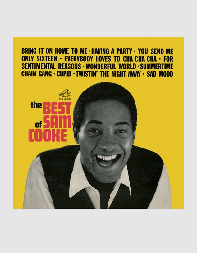 Sony Music - Sam Cooke The Best Of Sam Cooke Vinyl Album & Crosley Record Storage Display Stand