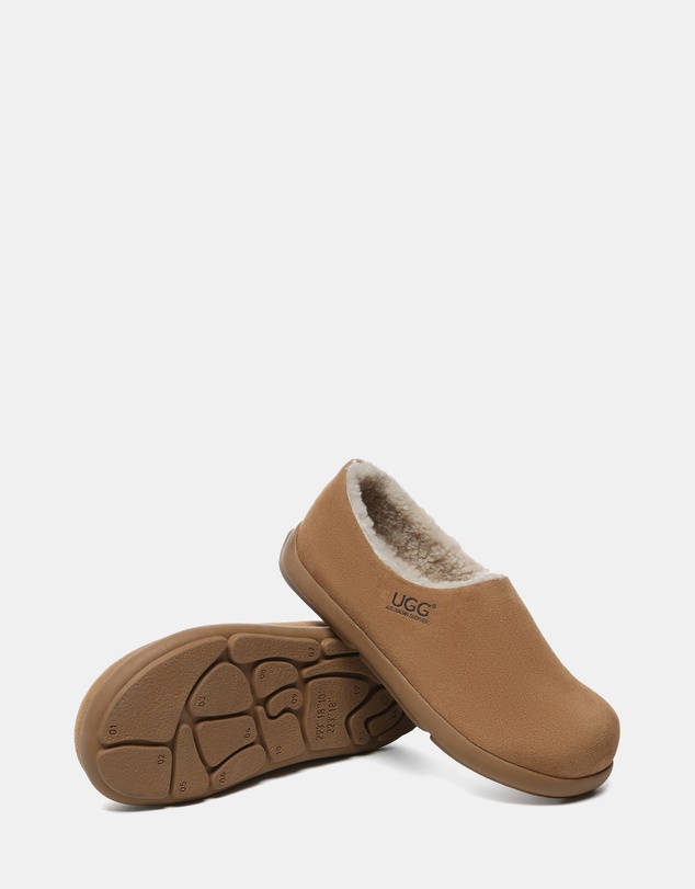 EVERAU - Australian Shepherd Ugg Brett Cow Suede Upper House Shoes