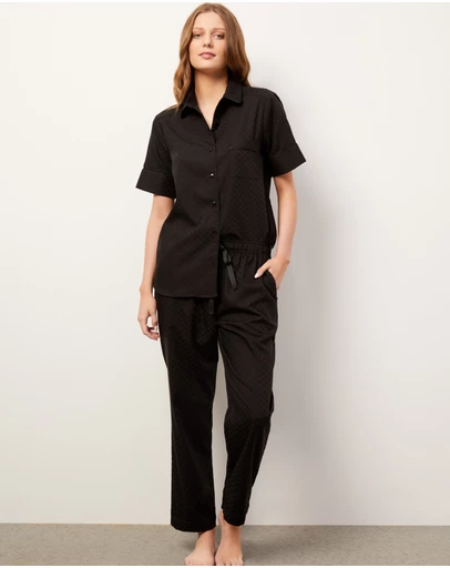 Wanderluxe Sleepwear - The Ash Pyjama Set Short
