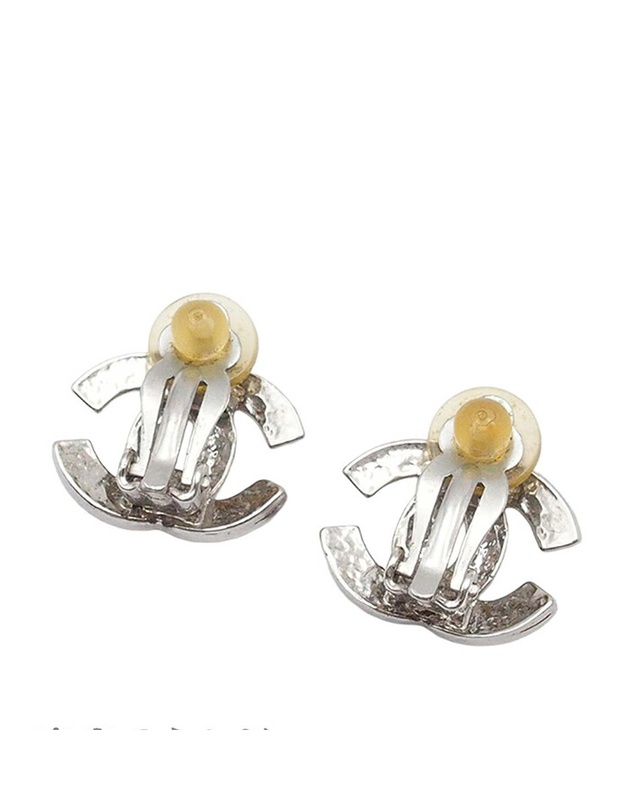 Pre-Loved by Azura Reborn - Pre-Loved Silver Plated CC Clip on Earrings