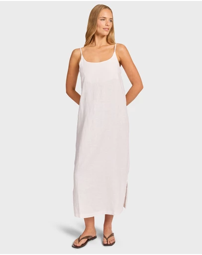 Academy Brand - Essential Linen Slip Dress