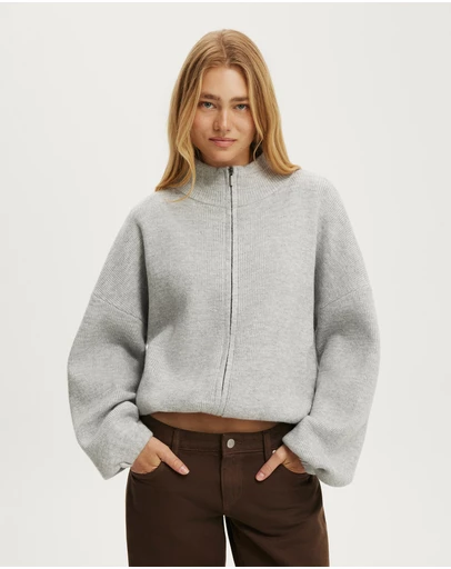 Cotton On - Luxe Tuck Hem Bomber