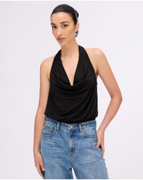 Minima Esenciales - Mollie Jersey Halter Bodysuit