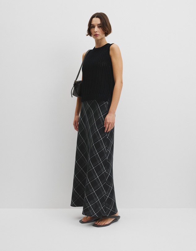 Country Road - Australian Good Earth Cotton Pointelle Knit Tank