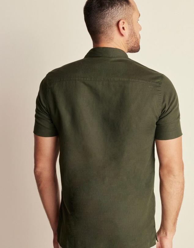 NEXT - Linen Blend Short Sleeve Shirt