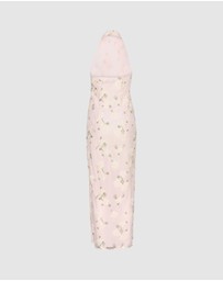 ROTATE - Flower Beads Maxi Dress