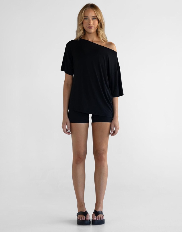Leelo Active - Off Shoulder Bamboo T-Shirt