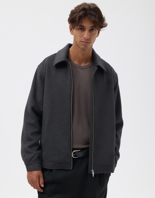 AERE - Wool Double Zip Jacket