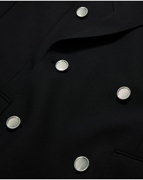 Calibre - Wool Double-Breasted Blazer Black