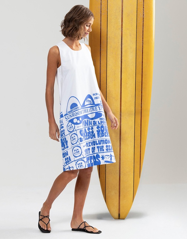 Binny - Blue Crush Mini Dress
