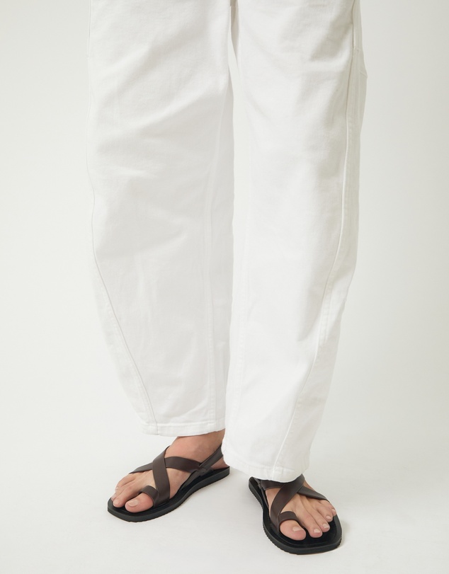 Brie Leon - Everyday Flat Sandal - Corn Leather