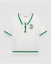 GUESS - Short Sleeve Polo Sweater