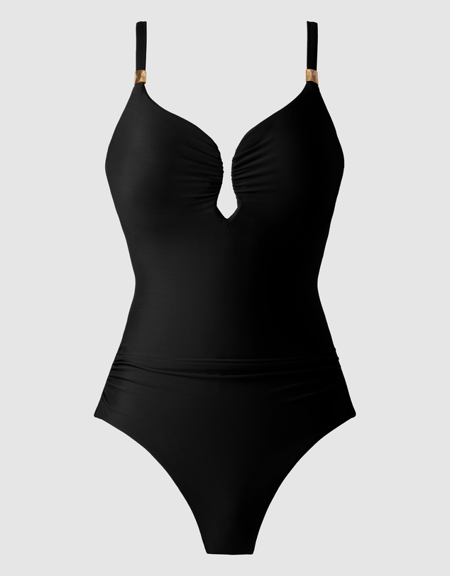 Miraclesuit Swimwear  - Razzle Dazzle Antheia Plunge Underwired Shaping Swimsuit