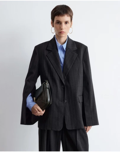 & Other Stories - Single-Breasted Wool Blazer