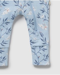 Wilson & Frenchy - Organic Zipsuit With Feet - Babies