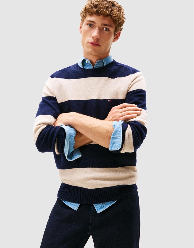 Tommy Hilfiger - Pure Wool Crew Neck Jumper