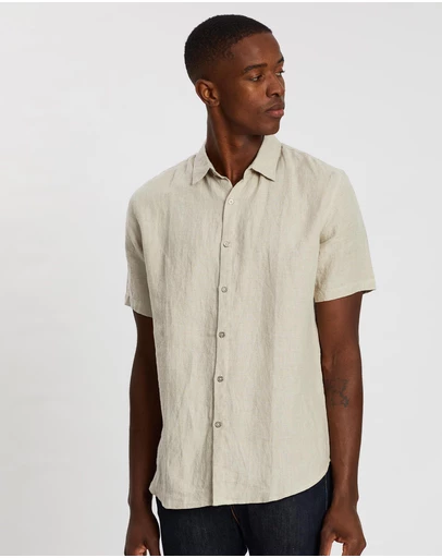 Merlino Street - Linen Button-Up Shirt