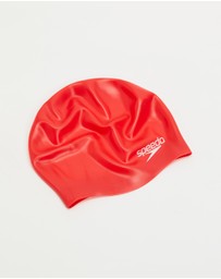 Speedo - Junior Plain Moulded Silicone Cap