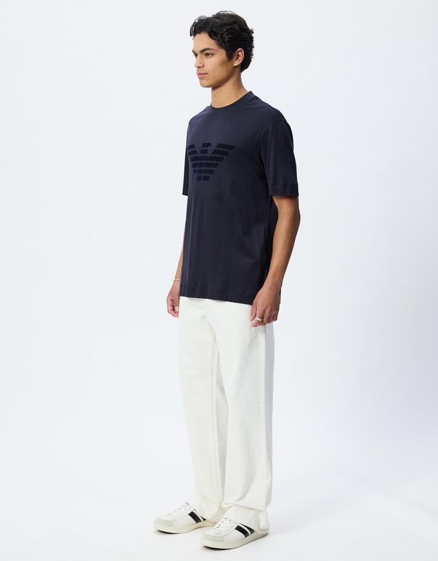 Emporio Armani - Maxi Flock Logo T-Shirt