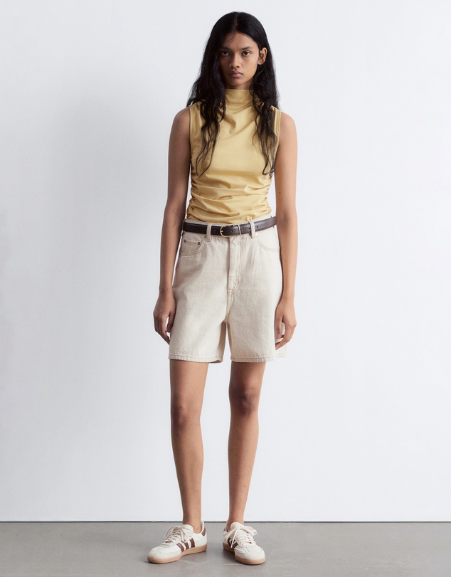 & Other Stories - Sleeveless Mock-Neck Top