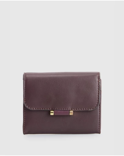 Evity - RFID Iris Leather Small Wallet
