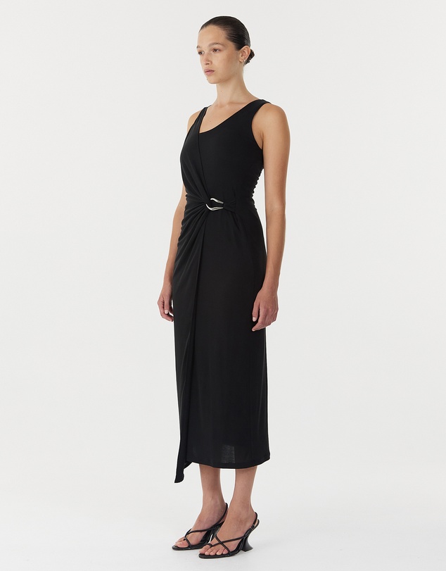 Third Form - Stirling Twist Cross Over Midi Dress