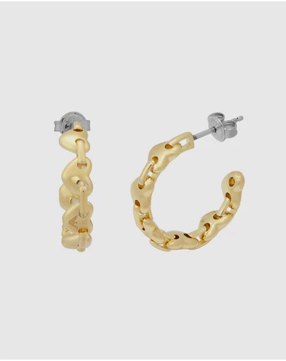 Emporio Armani - Sentimental Gold Earring