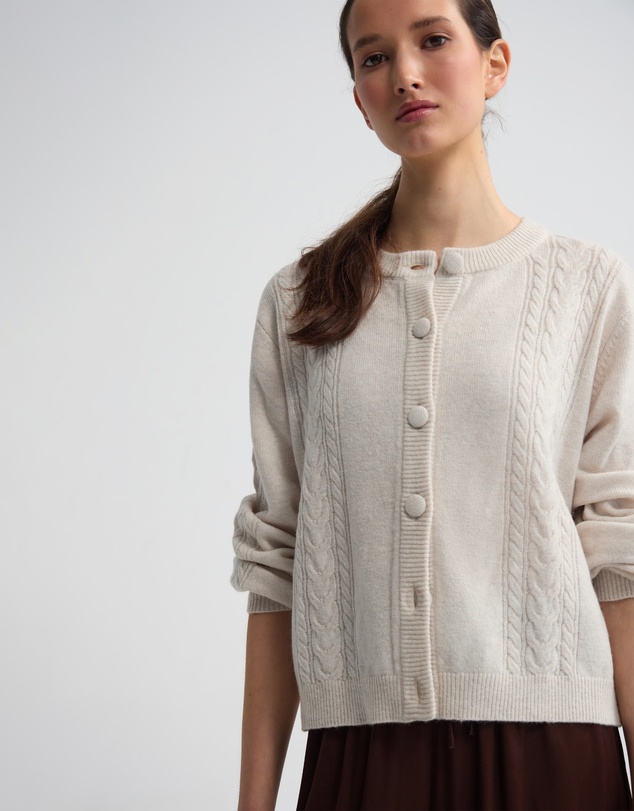 Oxford - Amelia Cable Knit Cardigan