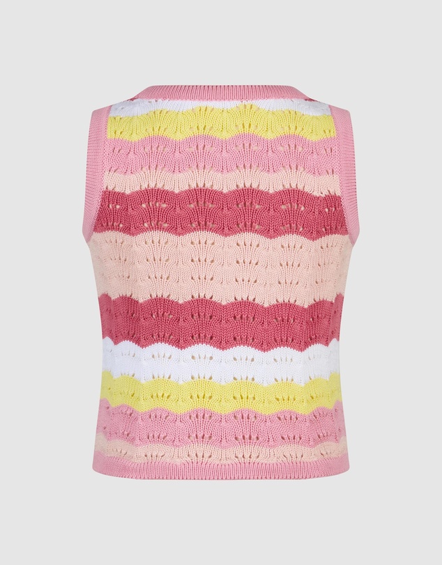 Rock Your Kid - La Mer Crochet Tank - Kids-Teens