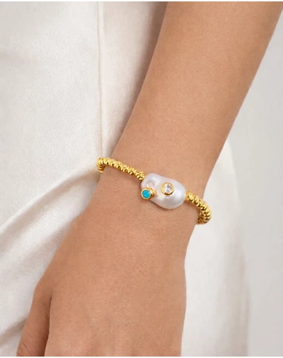Izoa - Soleil Pearl Bracelet