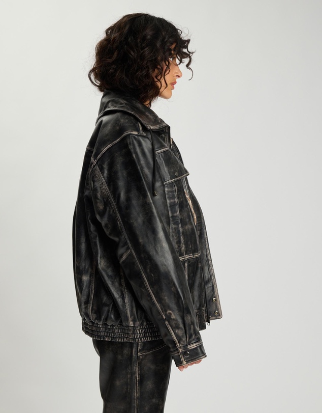 ONE TEASPOON - Atlas Leather Utility Jacket