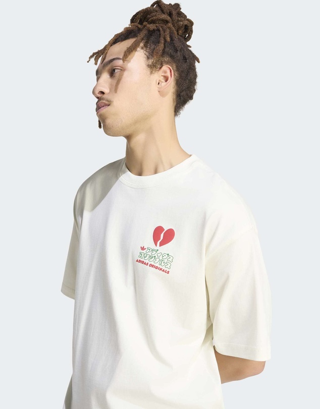 adidas Originals - V-DAY HEART BROKEN CAT GRAPHIC TEE Mens