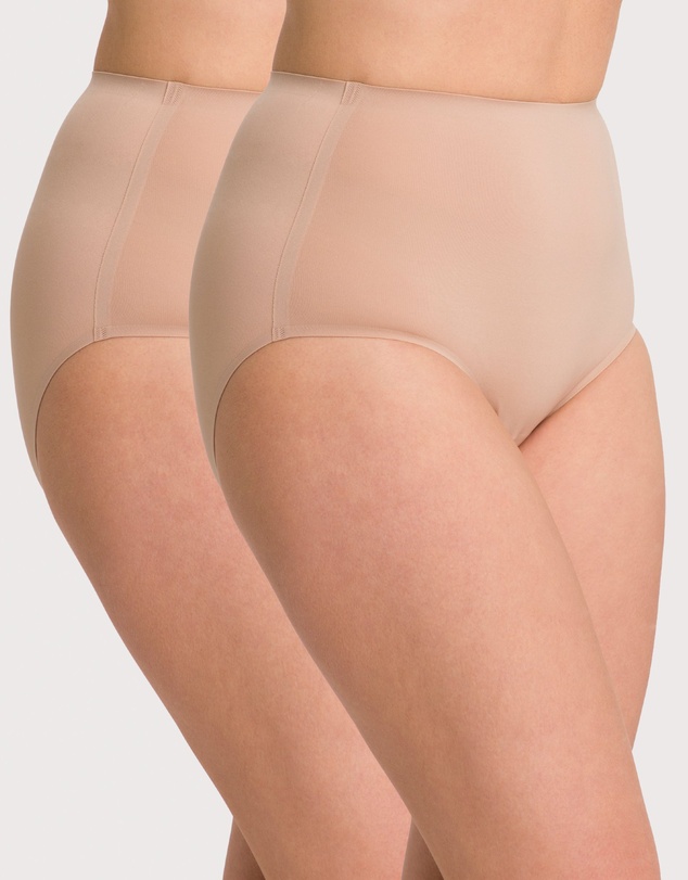 Ava & Audrey  - Underbliss by Ava & Audrey Invisibliss No Show Seamless Full Brief 2 Pack