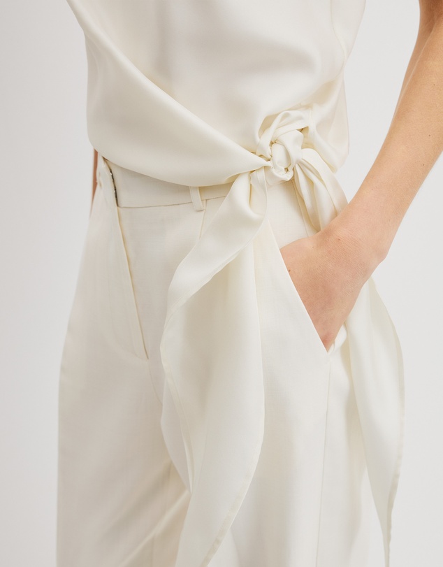 Country Road - Asymmetrical Washable Silk Tank
