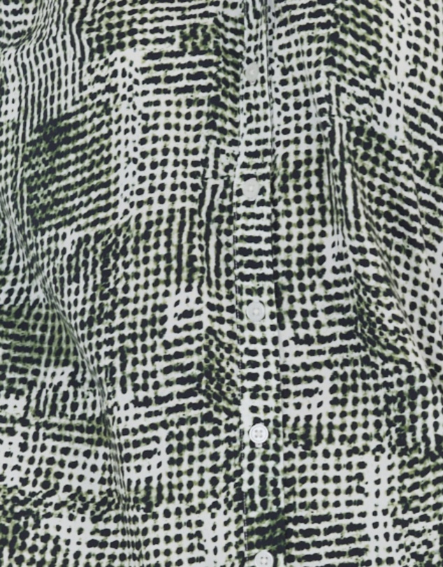 ALEXANDRA - Meeka Blouse Emerald Textured Print