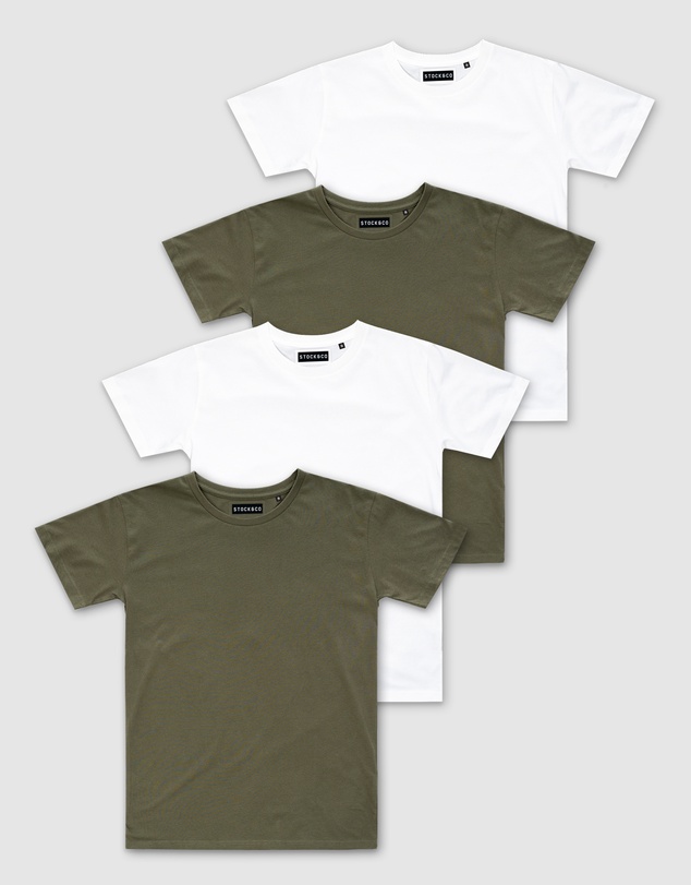 Stock & Co. - 4-Pack Stock Tee