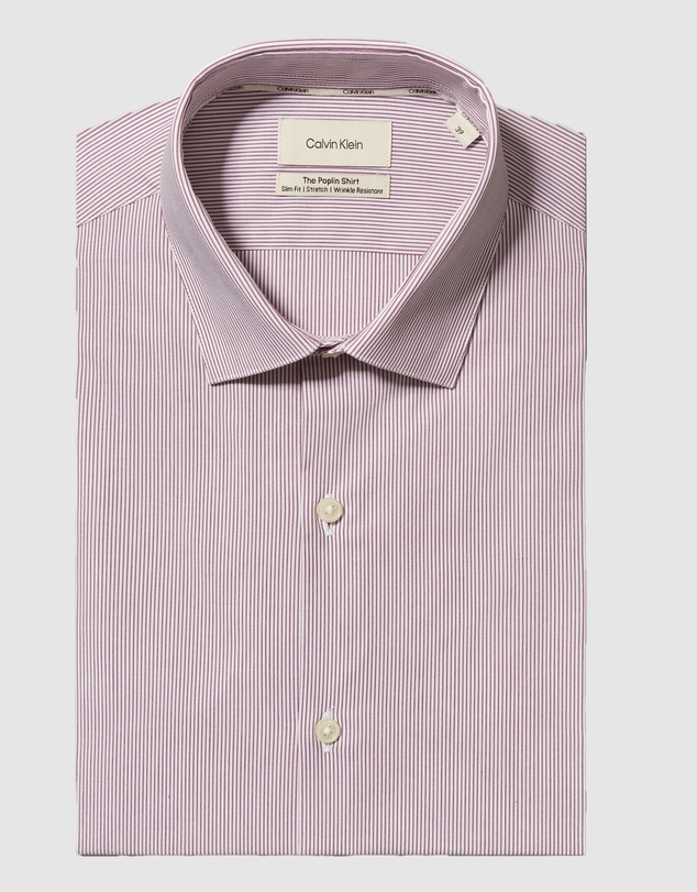 Calvin Klein - Slim Stretch Poplin Shirt