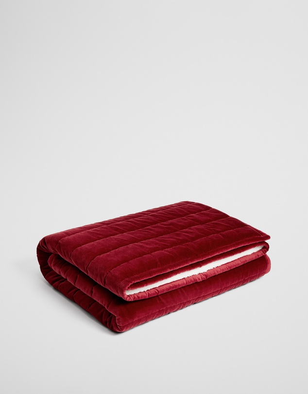 Country Road - Marlon Cotton Sherpa Throw