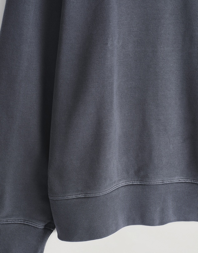 COS - Relaxed Washed-Cotton Sweatshirt