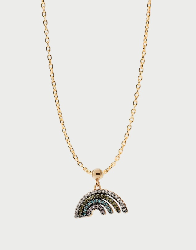 PDPAOLA - Rainbow Charm Necklace