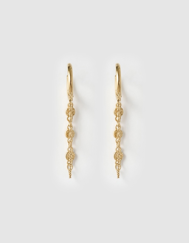 Arms Of Eve - Paloma Gold Huggie Earrings