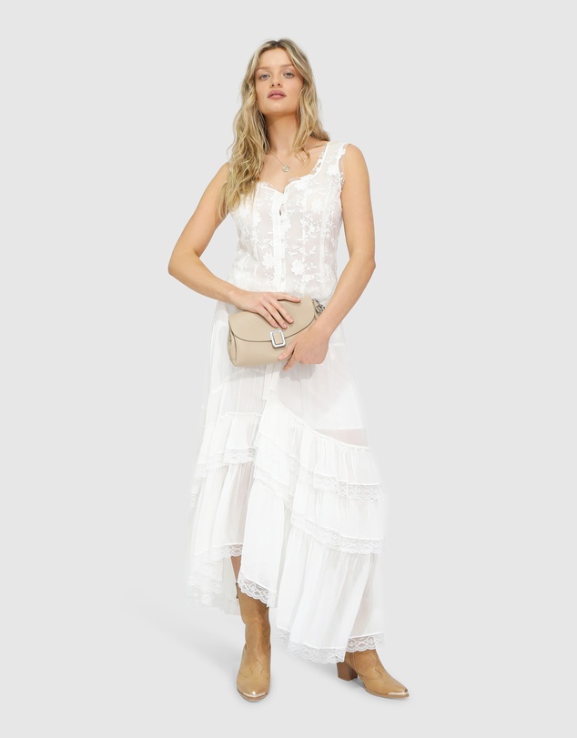 Belle & Bloom - Future Lover Lace Button Up Blouse
