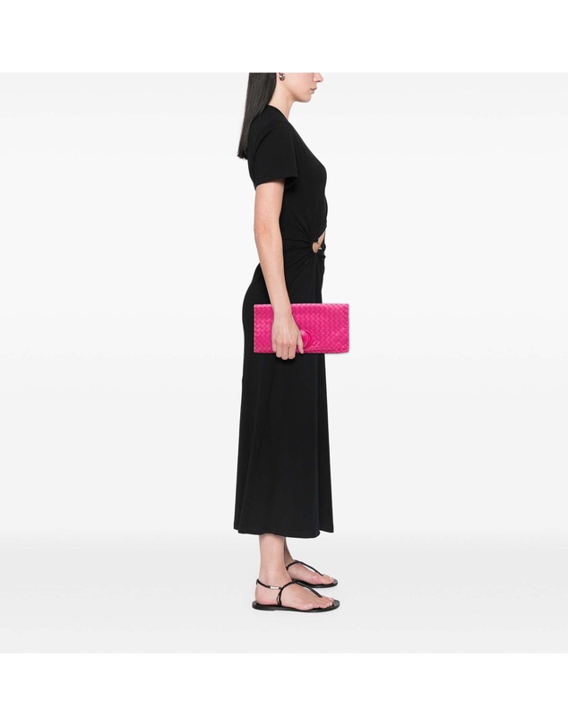 Pre-Loved by Azura Reborn - Pre-Loved Nappa Intrecciato Turn Lock Clutch