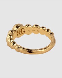 Haze & Glory - ICONIC EXCLUSIVE - Ring Bubble 925 Sterling Silver Gold-Plated