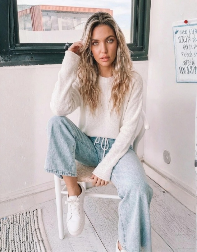 Esther & Co - Joansy Knit - White