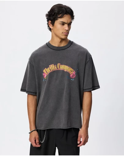 Thrills - Fury Box Fit Oversize Cropped Tee