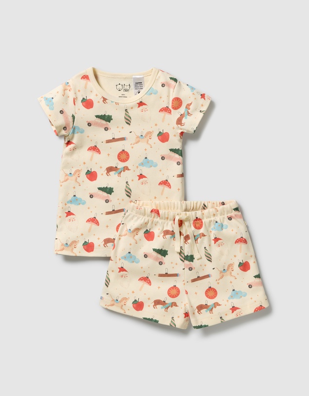 Wilson & Frenchy - Organic Rib Short Sleeved Pyjamas - Babies