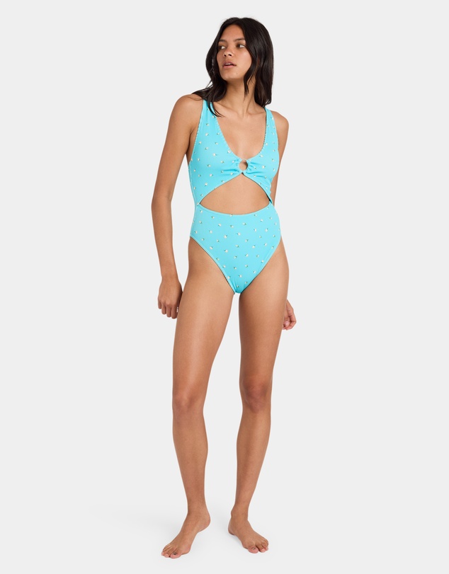 RVCA - Womens Rose Bud One Piece Swimsuit