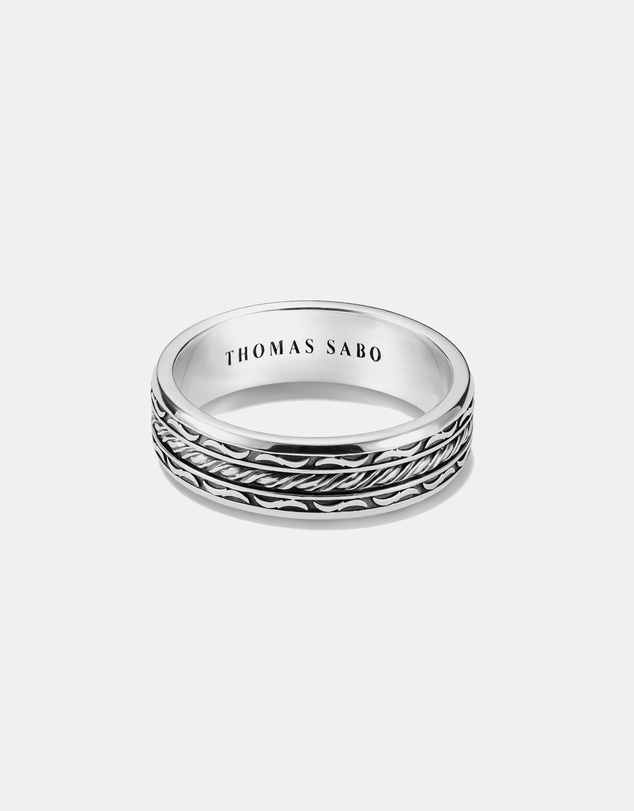 THOMAS SABO - THOMAS SABO Band Ring with Twisted Center Bar